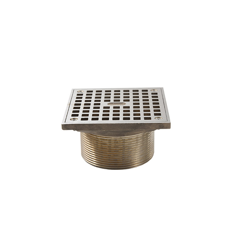 Brass floor drain